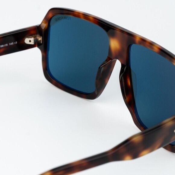 Tom Ford CAMDEN Women Sunglasses Havana Blue Pilot FT0933/S 53V NEW AUTHENTIC main image 5